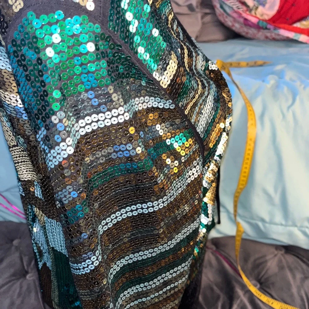 Multi colored sequin jacket - Picture 4 of 6